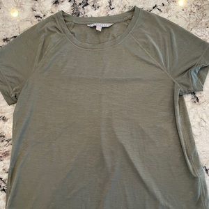 Athleta small sage green tee.